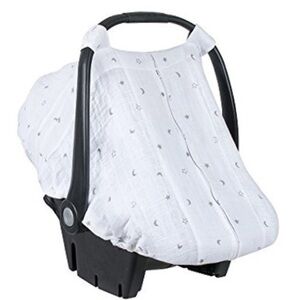 New Bebe au Lait Muslin Star Print Car Seat Cover